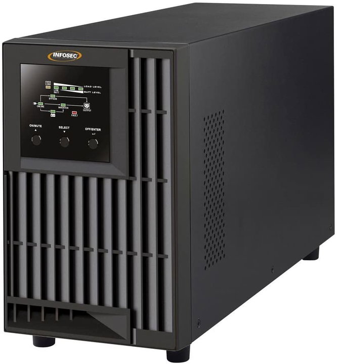 UPS AND 4 VALUE Display LED 2000 VA On Line Double Conversion - Infosec ICUE 4 VALUE 2000