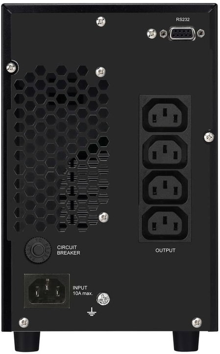 UPS AND 4 VALUE Display LED 2000 VA On Line Double Conversion - Infosec ICUE 4 VALUE 2000