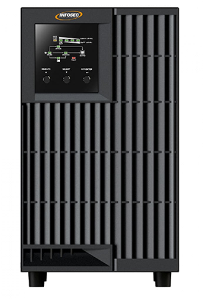 Gruppo di Continuità UPS E4 VALUE Display LED 3000VA On Line Doppia Conversione - Infosec ICUE4VALUE3000