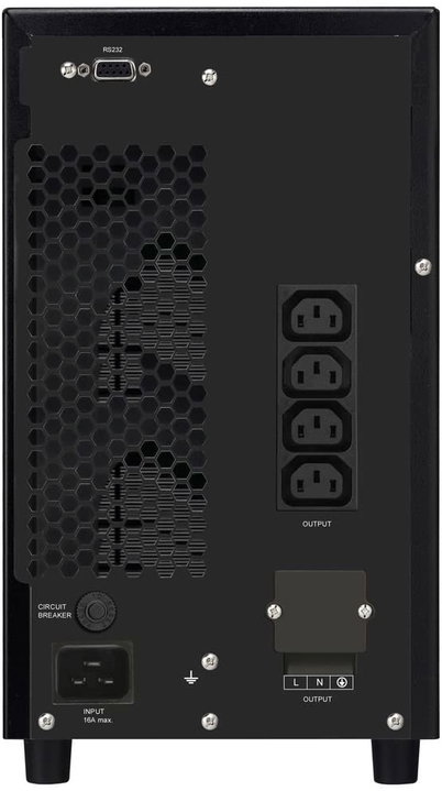 UPS E4 VALUE Display LED 3000VA On Line Doppia Conversione - Infosec ICUE4VALUE3000