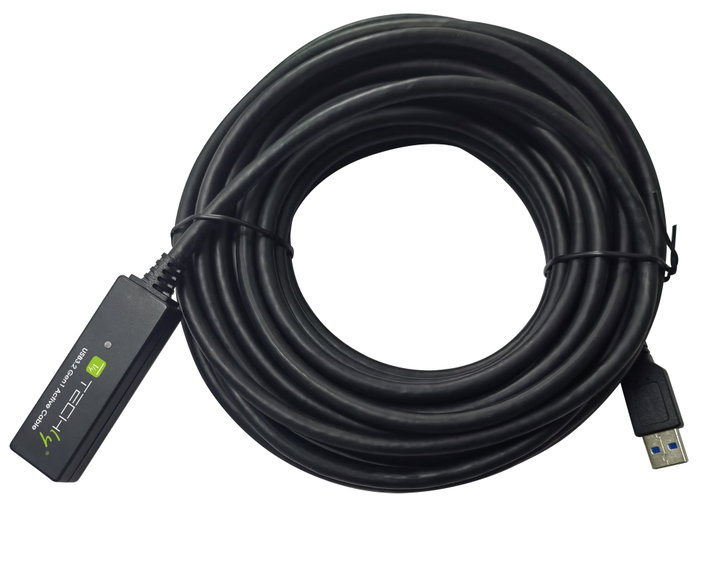 3.2 SuperSpeed+ Signal Extensor 10 m Black - Techly ICUR 30100 G