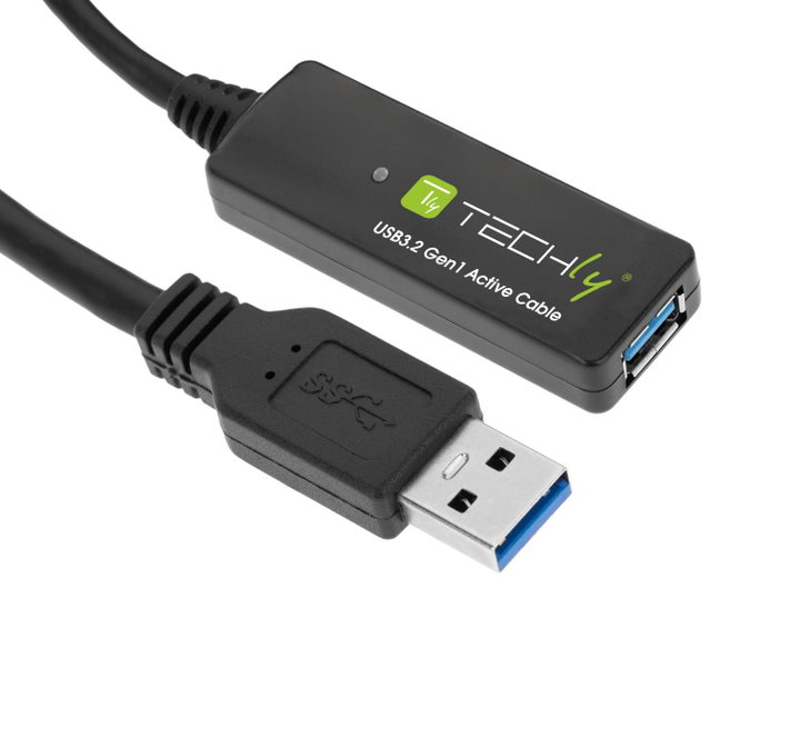 3.2 SuperSpeed+ Signal Extensor 10 m Black - Techly ICUR 30100 G