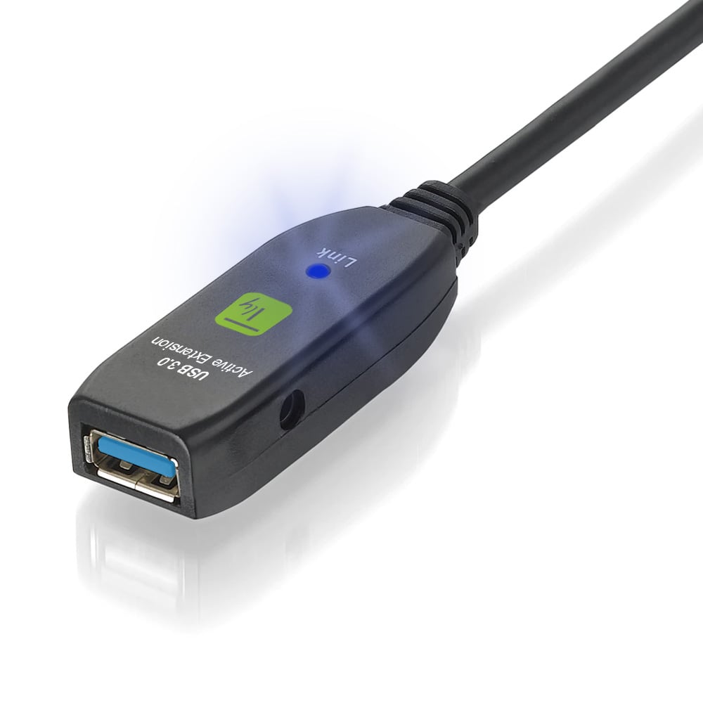 Cavo USB 3.2 Attivo Prolunga USB-A con 3 Amplificatori di Segnale 20m - Techly ICUR30200