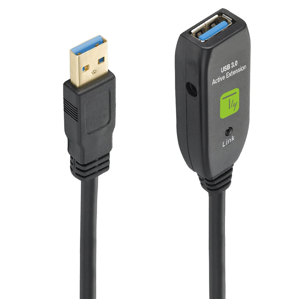Cavo USB 3.2 Attivo Prolunga USB-A con 3 Amplificatori di Segnale 20m - Techly ICUR30200