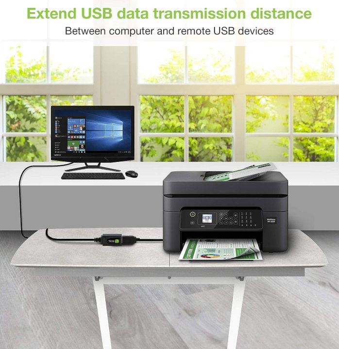 3.2 SuperSpeed+ Signal Extensor 5 m Black - Techly ICUR 3050 G