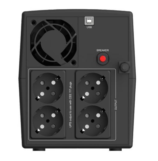 Gruppo di Continuità UPS X1 EX 1300VA Onduleur Line Interactive con USB e LED - Infosec ICUX1EX1300UP