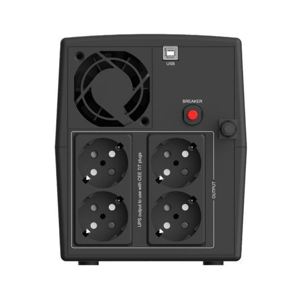 Gruppo di Continuità UPS X1+ 2200VA 4 Prese FR/SCHUKO con USB Line Interactive - Infosec ICUX1EX2200UP