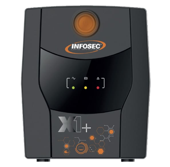 Gruppo di Continuità UPS X1+ 1300VA 6 Prese IEC Line Interactive - Infosec ICUX2LCD1300P