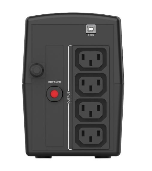 Gruppo di Continuità UPS X1+ 700VA 4 Prese IEC Line Interactive - Infosec ICUX2LCD700P