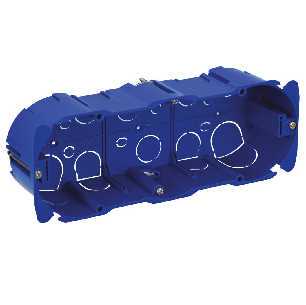 Scatola Rettangolare da Incasso per Pareti Cave 7 moduli S44 e 6 moduli S45 - ICV-256CG