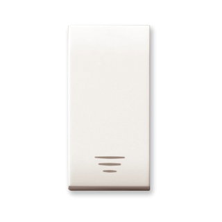 Domus S44 Pulsante 1P 10A Illuminabile Bianco Lucido - AVE ICV-441005