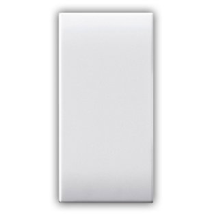 Domus S 44 Hole cap 1 Polished White RAL 9010 - AVE ICV- 441013