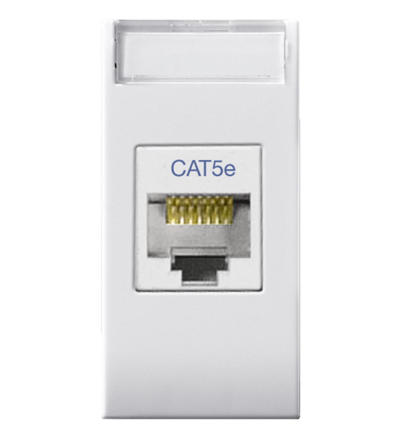 Domus S44 Presa RJ45 Cat5E UTP Bianco Lucido - AVE ICV-441027C5E