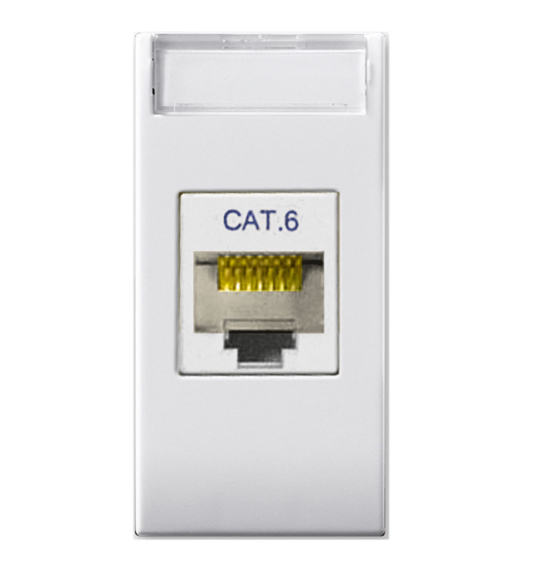 Domus S44 Presa RJ45 Cat6 UTP Bianco Lucido - AVE ICV-441027C6