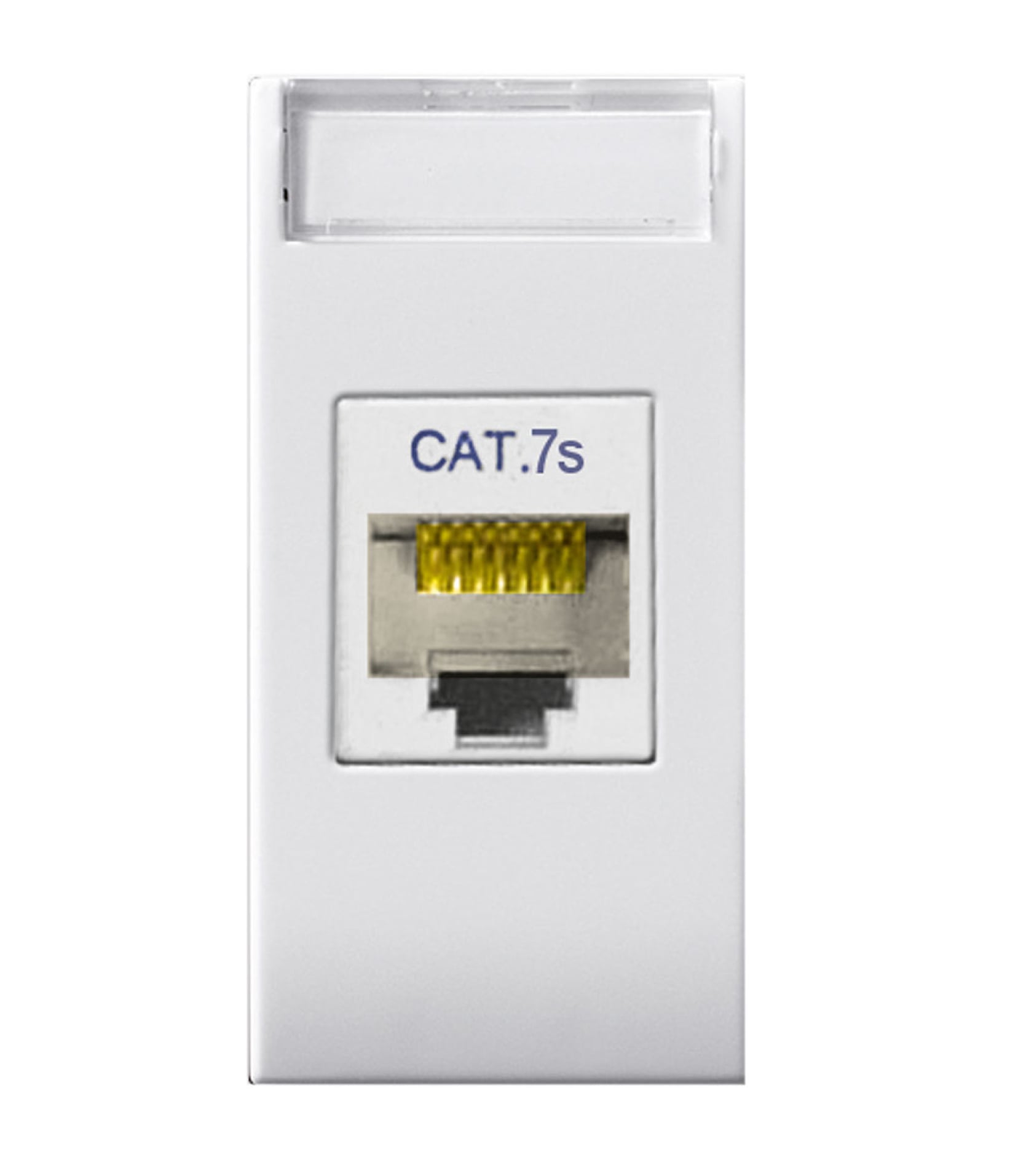 Domus S44 Presa RJ45 Cat7 FTP Bianco Lucido - AVE ICV-441027C7S