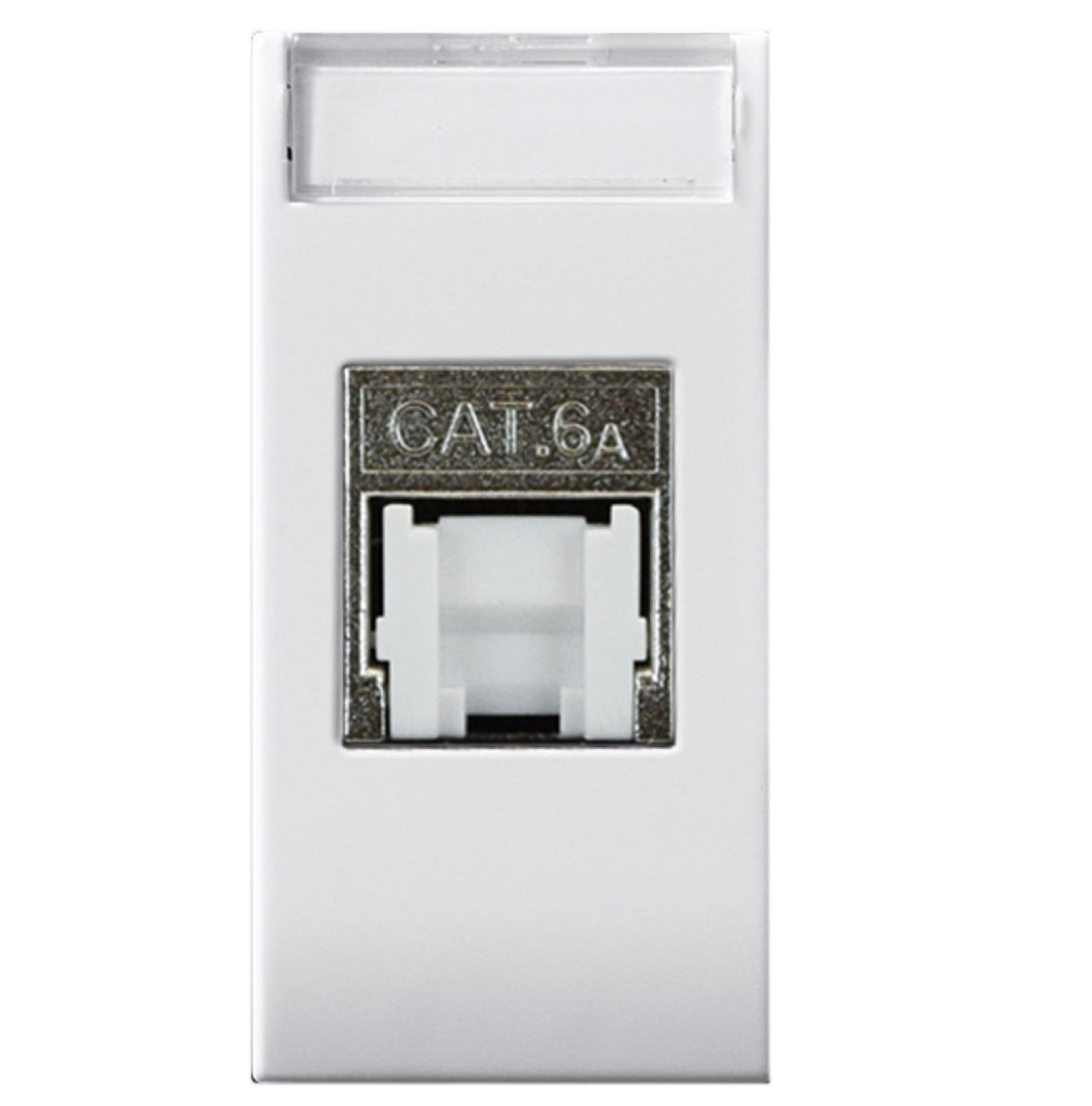 Domus S44 Presa RJ45 Cat6A FTP Bianco Lucido - AVE ICV-441029C6AS