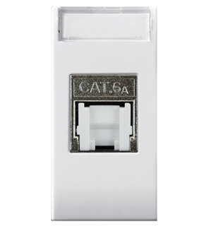 Presa RJ45 Cat6A FTP Bianco Lucido - AVE ICV-441029C6AS