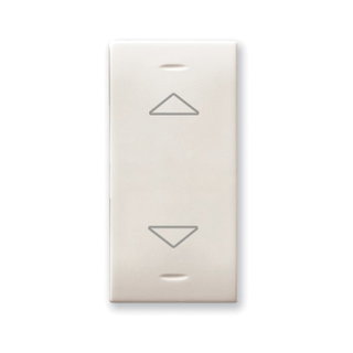 Domus S44 Commutatore 2 Pulsanti 1P 10AX 250V Bianco Lucido - AVE ICV-441051BS