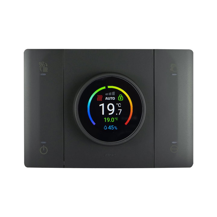 Cronotermostato WiFi Smart T44 con sensore umidità - AVE ICV-445CRT-W