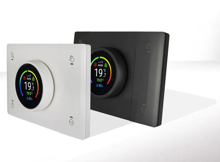 Cronotermostato WiFi Smart T44 con sensore umidità - AVE ICV-445CRT-W
