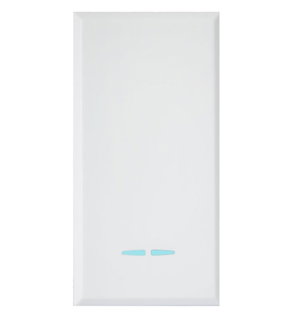 Switch with Gemma 1 P 16 AX Illumination 1 Module White - AVE ICV- 446001
