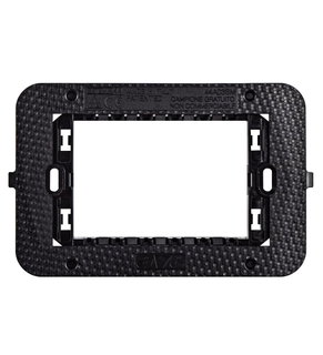 Supporto Smart44 3 moduli con viti per scatole rettangolari - AVE ICV-44A03SM