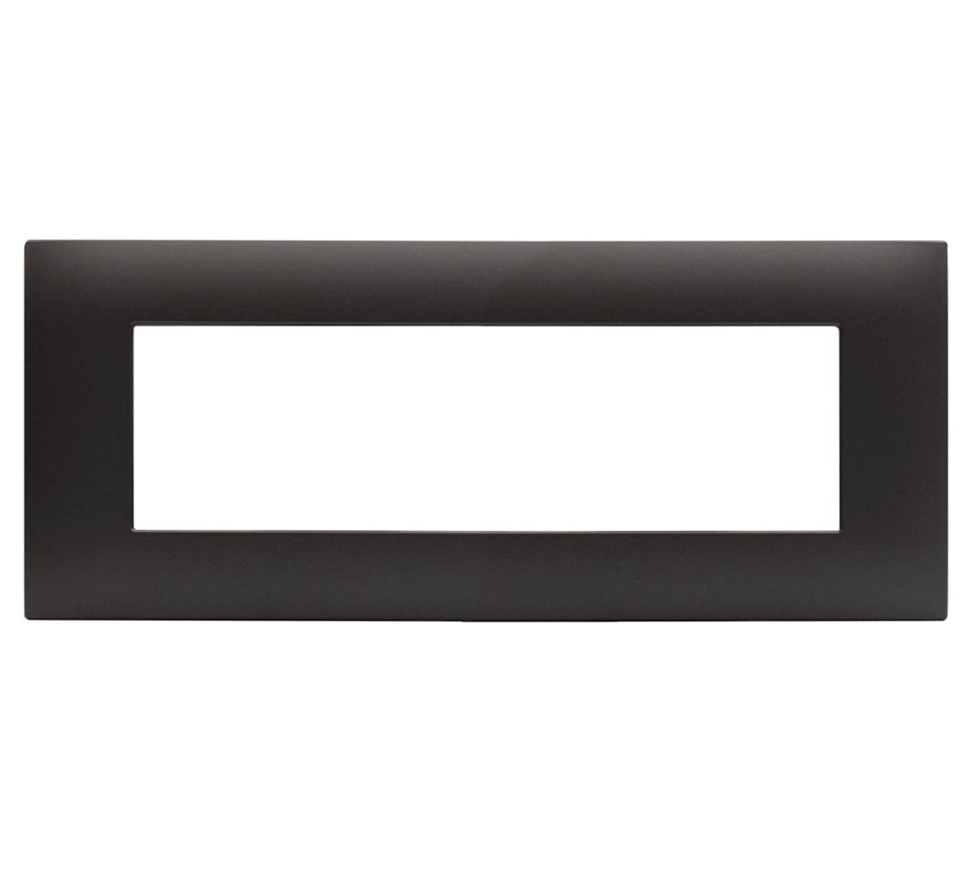 Placca Serie YOUNG 44 per Scatola Rettangolare 7 Moduli Grigio - AVE ICV-44PJ07GTK