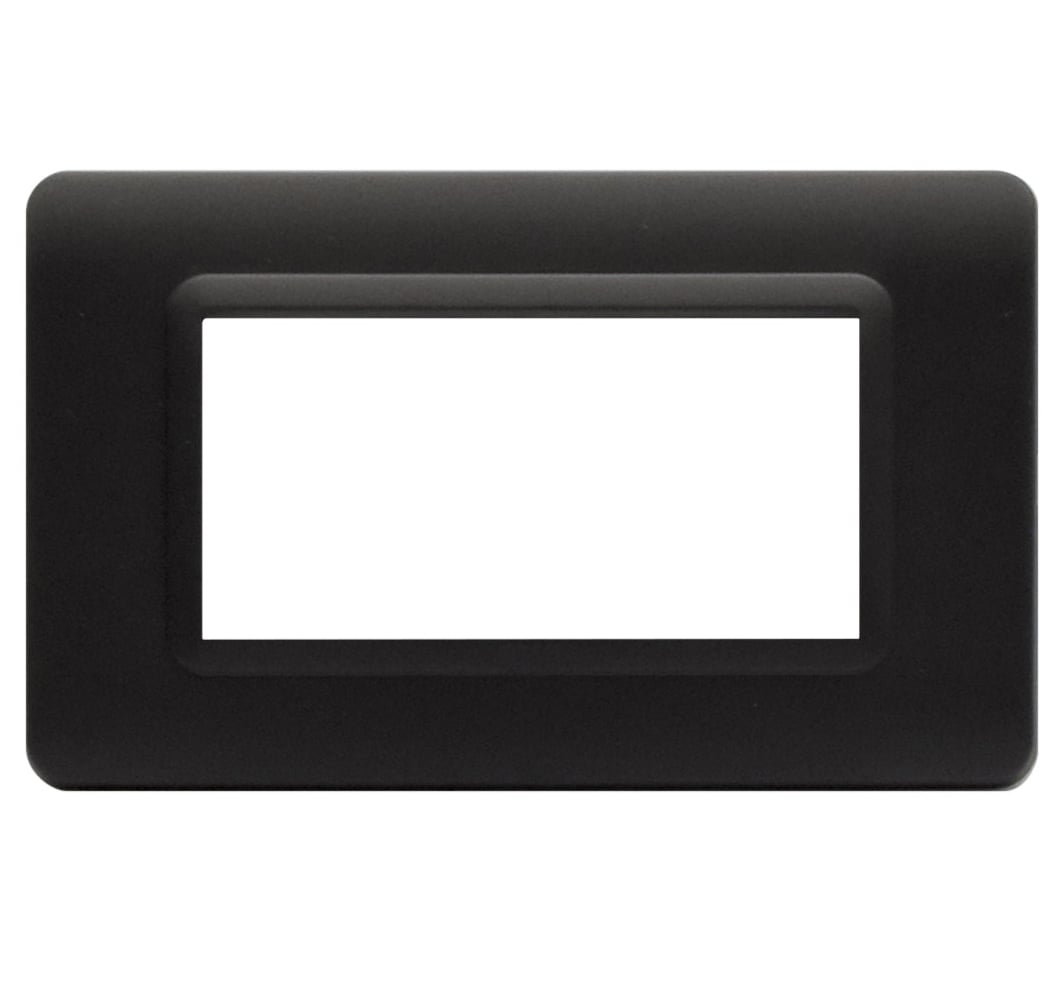 Placca Tecnopolimero S44 4 Moduli Grigio - AVE ICV-44PY04GTK