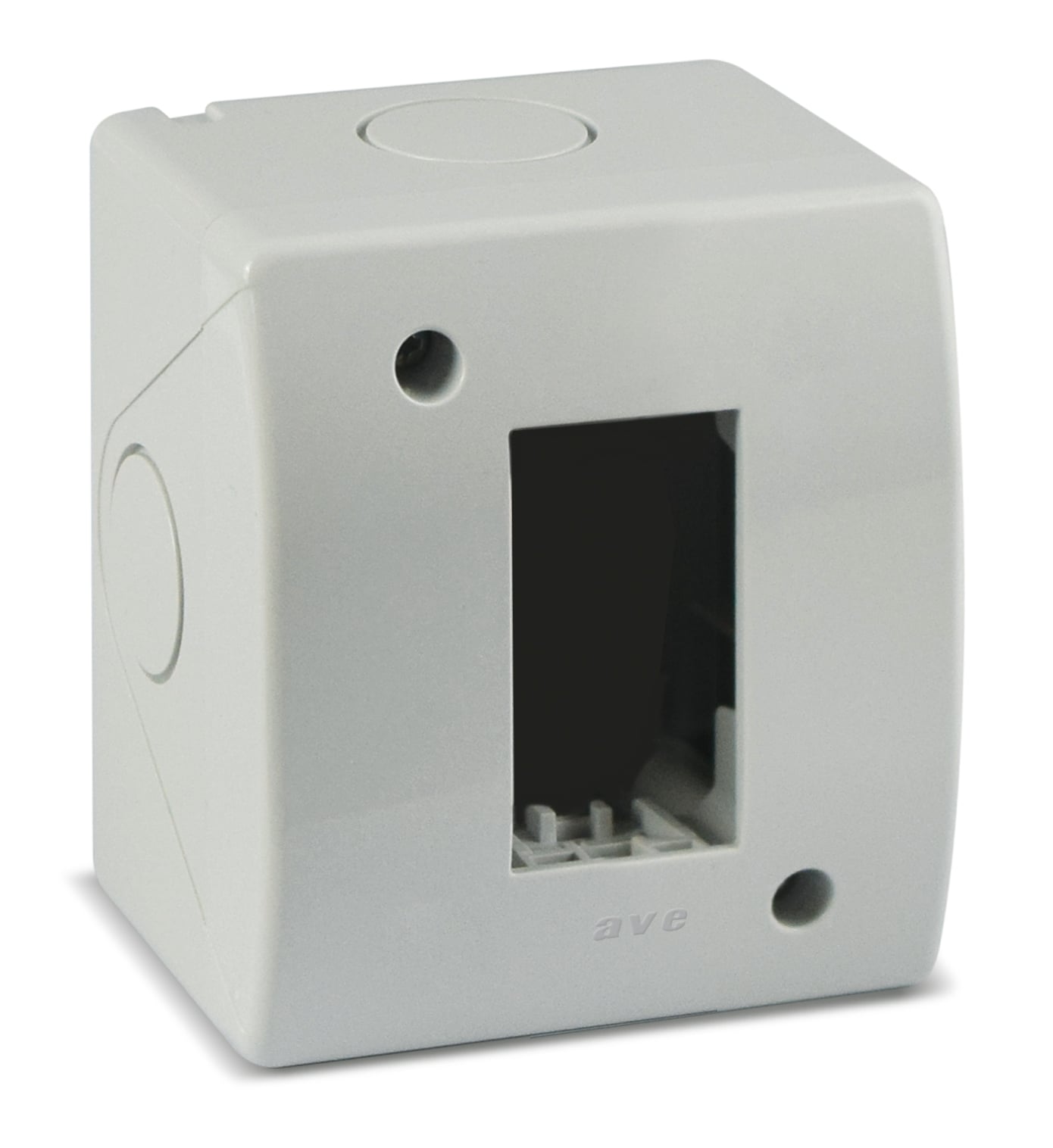 Contenitore Autoportante IP40 S44 per Minicanali 1 Modulo Bianco - AVE ICV-44Q01B