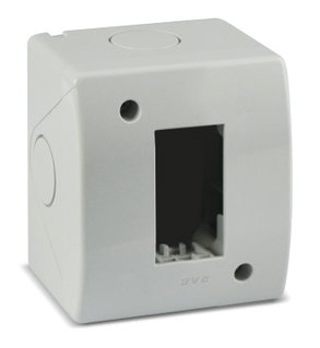 Self-supporting IP 40 S 44 for 1 Minicionals White Module - AVE ICV- 44 Q 01 B