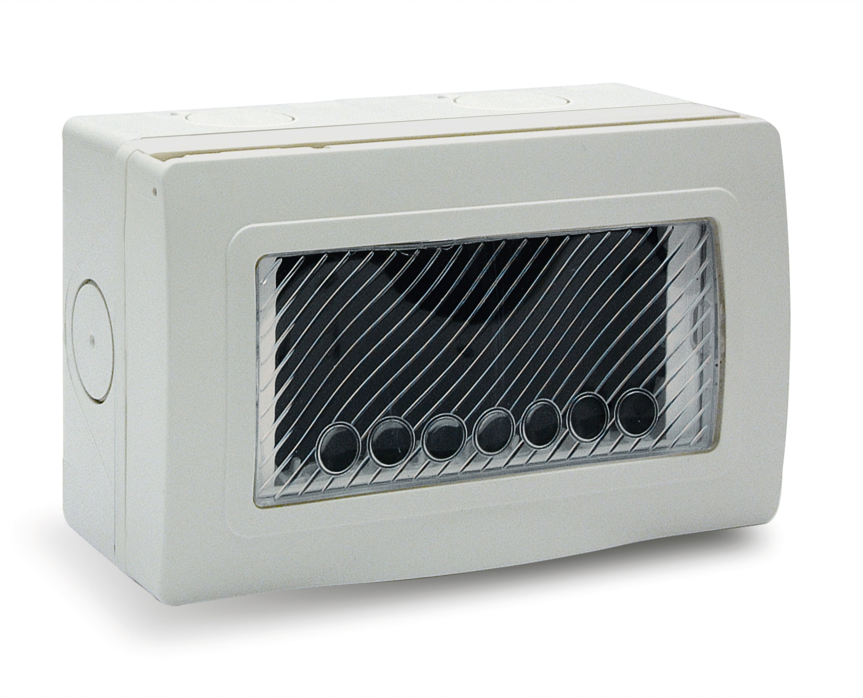 Contenitore Autoportante Stagno IP55 per Tubo Sportello con Membrana Cedibile 4 Moduli Bianco - AVE ICV-44ST04B