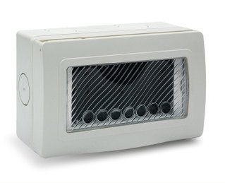 Contenitore Autoportante Stagno IP55 per Tubo Sportello con Membrana Cedibile 4 Moduli Bianco - AVE ICV-44ST04B
