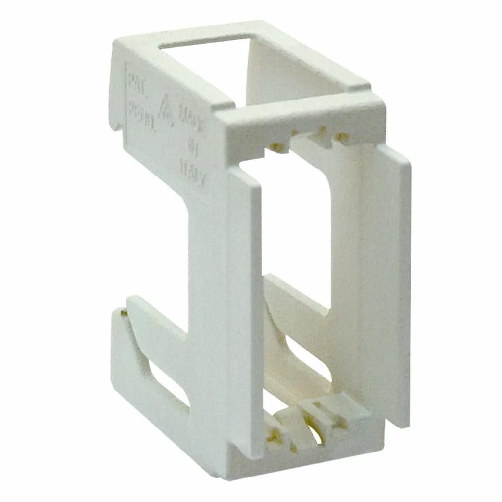 Support 1 module S 44 for guide EN 50022 width 1,5 modules DIN - AVE ICV- 53 / 44