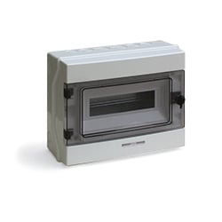 Quadro elettrico IP65 da parete 12 moduli DIN - AVE ICV-Q6512