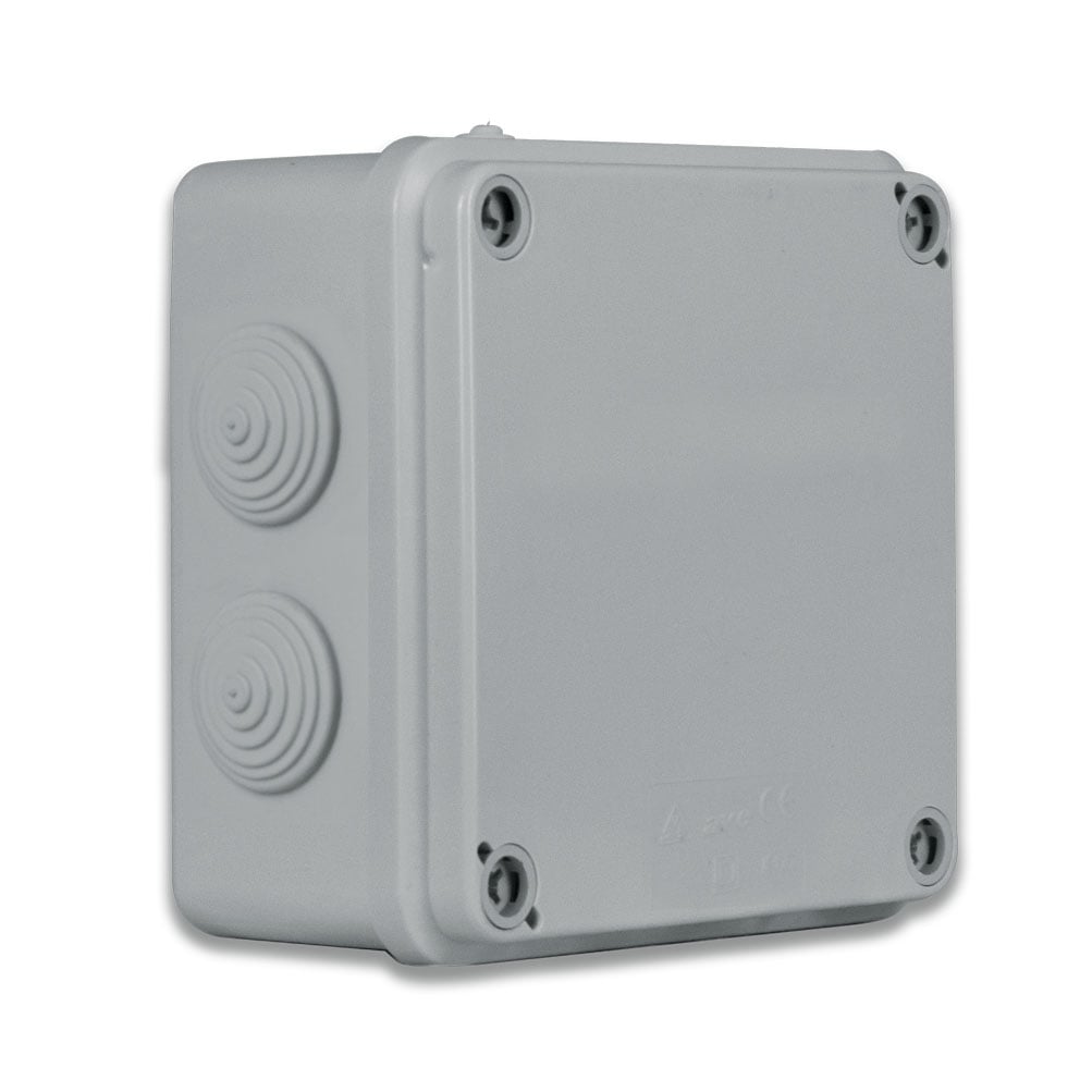 65 Square IP Deviation Box from Walls with 100 Cable Passage x 100 - AVE ICV-SD 1004