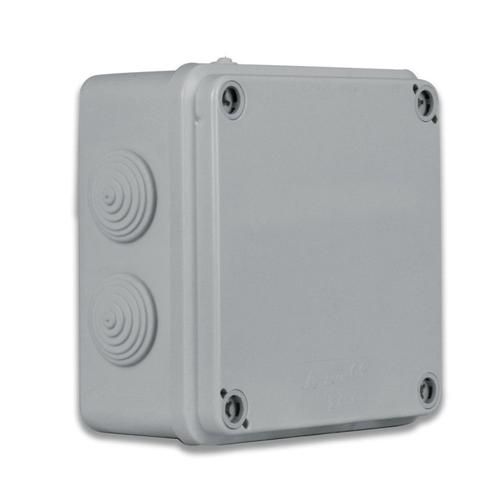 65 Square IP Deviation Box from Walls with 100 Cable Passage x 100 - AVE ICV-SD 1004