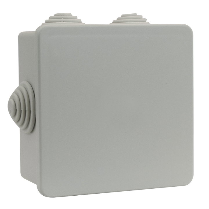 Scatola Quadrata IP44 di Derivazione da Parete con Passacavi - AVE ICV-SD8803