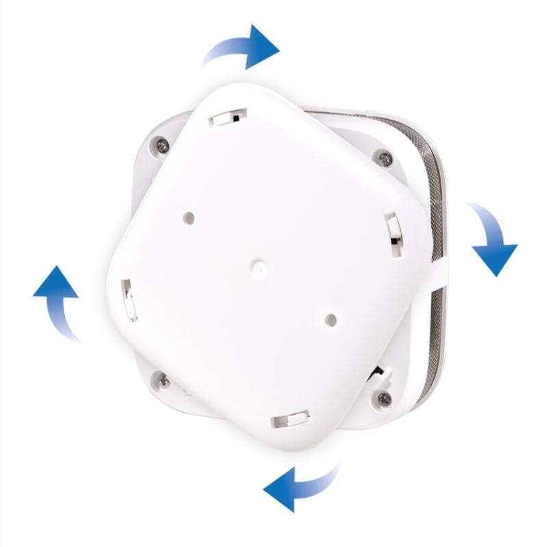 85 dB Photoelectric Smoke Detector Lithium Battery 10 Years - Logilink IDATA AD-SMOKE 9