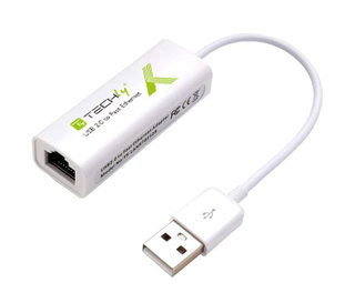 Convertitore da USB 2.0 a Fast Ethernet 10/100 Mbps - Techly IDATA ADAP-USB2TY2