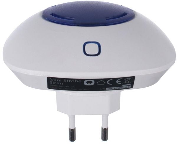 Sirena con Lampeggiante Wireless da Interni per Antifurto WS-105 - Chuango IDATA AF-HDL105C