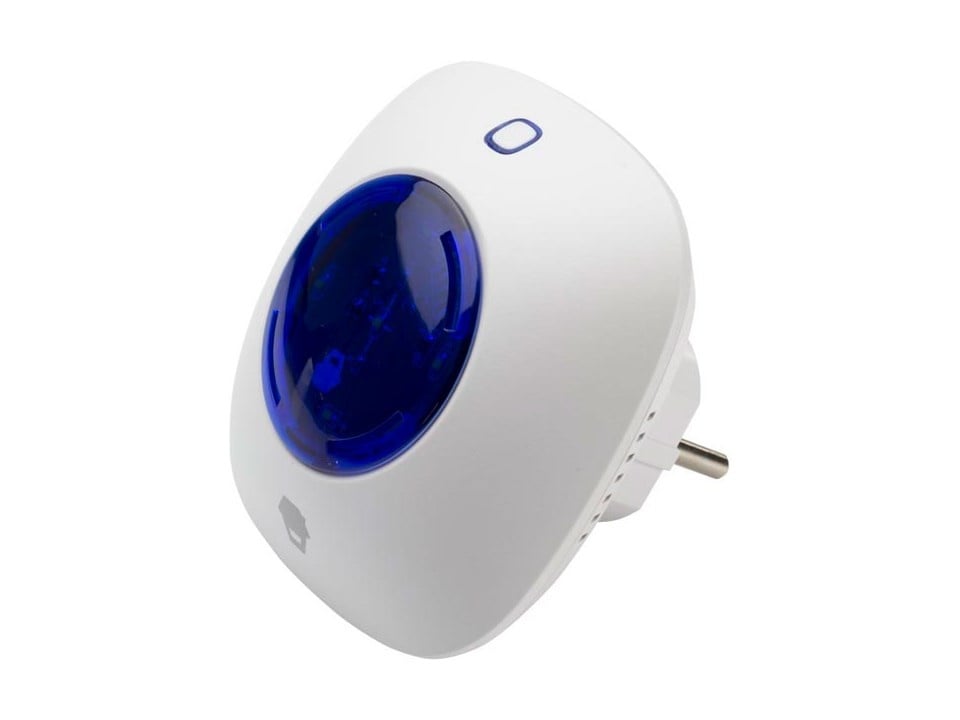 Sirena con Lampeggiante Wireless da Interni per Antifurto WS-105 - Chuango IDATA AF-HDL105C