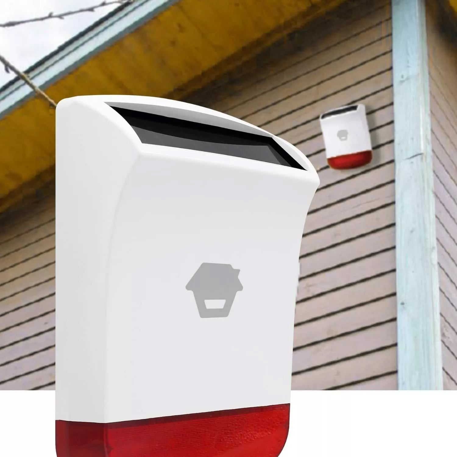 Sirena Wireless con Lampeggiante 110dB per Antifurto con Ricarica Solare - Chuango IDATA AF-HDL260C