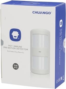 Sensore di Movimento Pet Immune ad Infrarossi Senza Fili, PIR-910 - Chuango IDATA AF-HDP910C