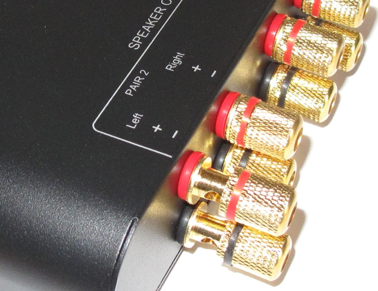 Commutatore audio per casse acustiche 2 vie con Terminali a banana - Techly IDATA AU-270