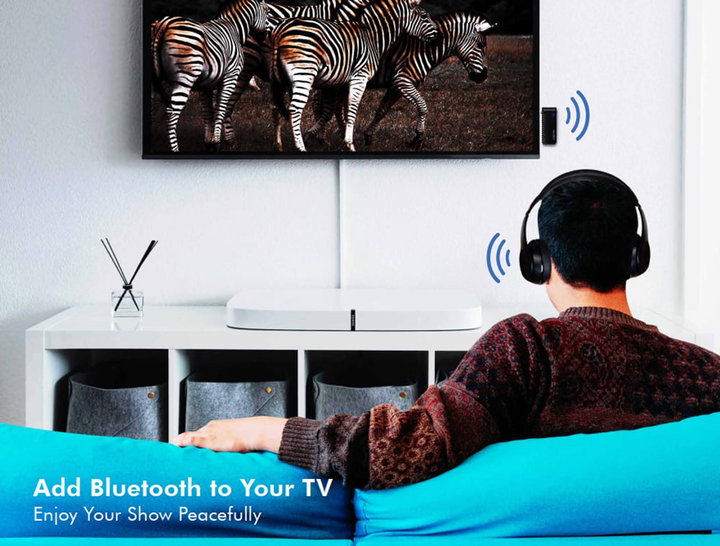 Trasmettitore Audio Bluetooth 5.1 con Batteria 10h - Logilink IDATA BLT-AU12
