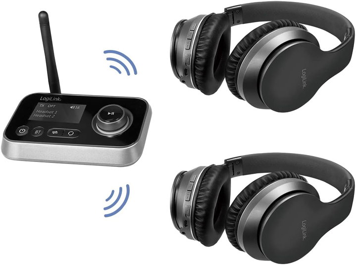 Trasmettitore e Ricevitore Audio Bluetooth 5.0 con Display LCD - Logilink IDATA BLT-AU13