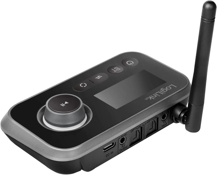 Trasmettitore e Ricevitore Audio Bluetooth 5.0 con Display LCD - Logilink IDATA BLT-AU13