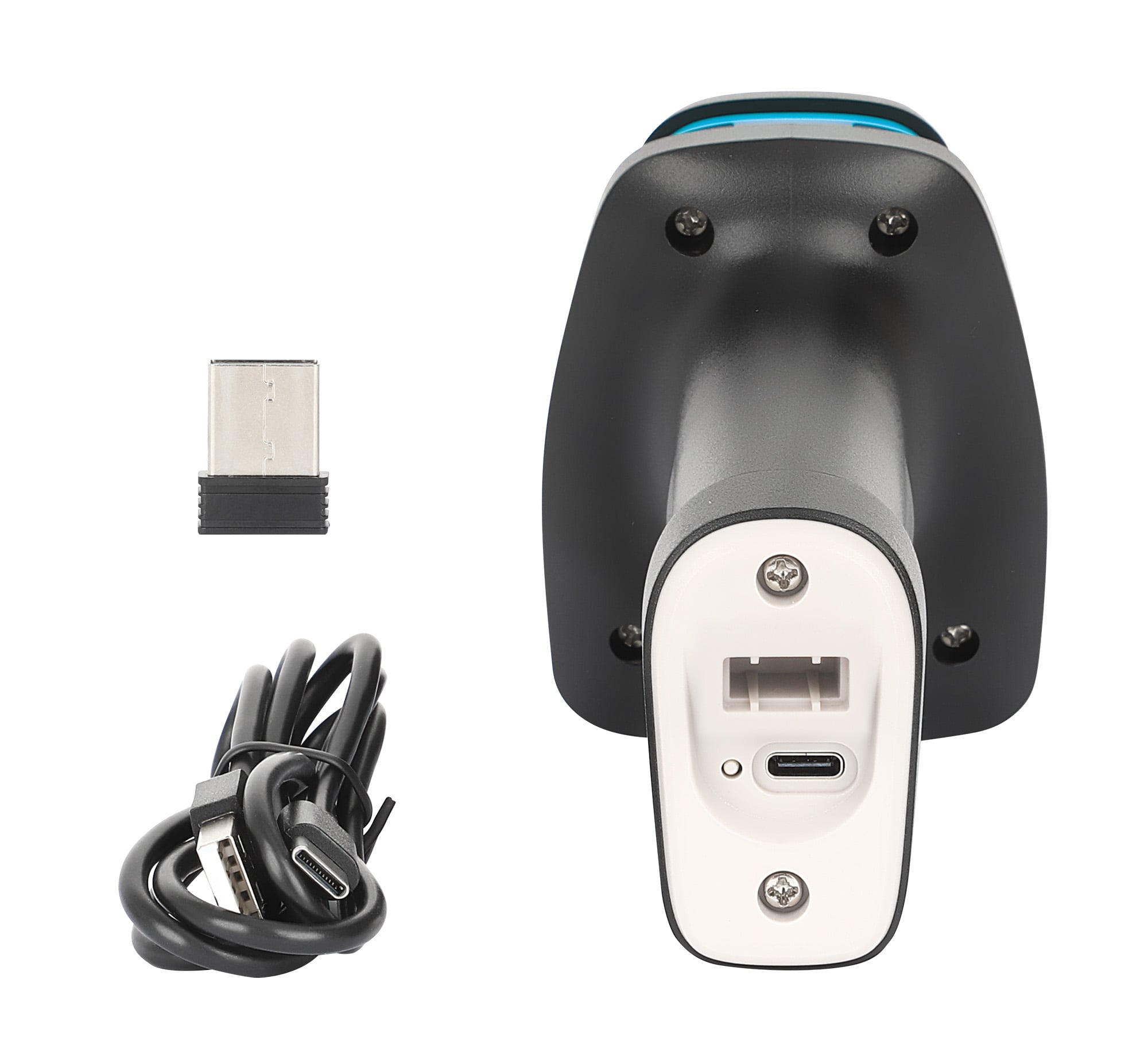 Lettore di Codici a Barre LED 2D Wireless a Lungo Raggio - Manhattan IDATA CCD-2D-WL