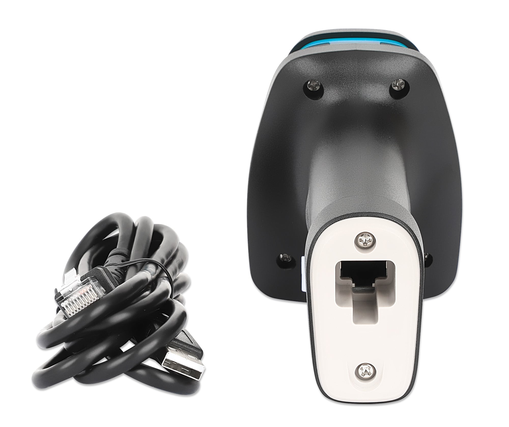 Lettore di Codici a Barre LED 2D USB a Lungo Raggio - Manhattan IDATA CCD-2D-WR