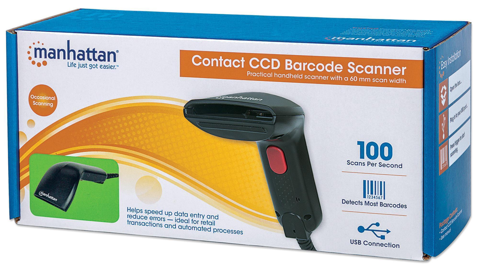 CCD Barcode Scanner a Contatto - Manhattan IDATA CCD-60U